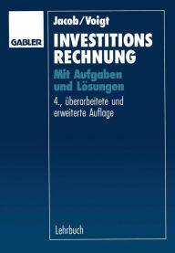 Title: Investitionsrechnung: Mit Aufgaben und Lösungen, Author: Herbert Jacob