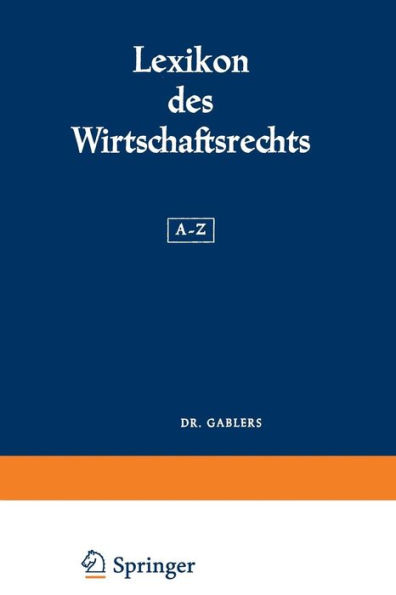 Lexikon des Wirtschaftsrechts: A-Z