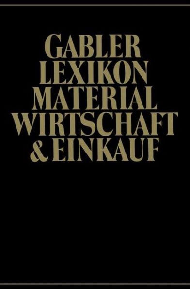 Gabler Lexikon Material Wirtschaft & Einkauf