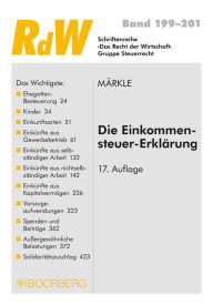 Title: Die Einkommensteuer-Erklärung, Author: Rudi W. Märkle