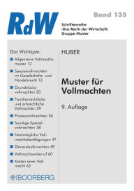 Title: Muster für Vollmachten, Author: Jonas Huber