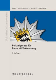 Title: Polizeigesetz für Baden-Württemberg, Author: Reiner Belz