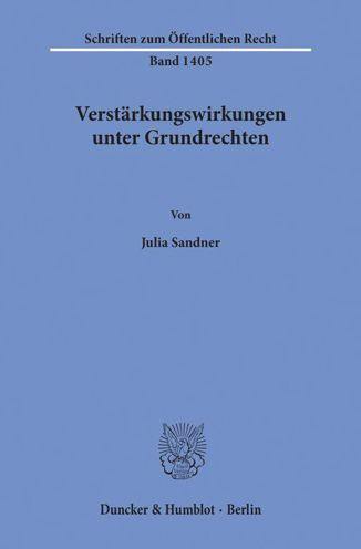 Verstarkungswirkungen unter Grundrechten