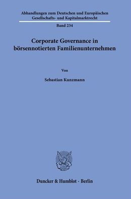 Corporate Governance in borsennotierten Familienunternehmen