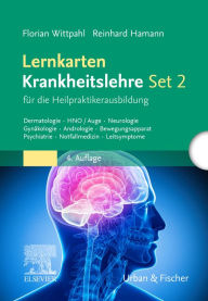 Title: Lernkarten Krankheitslehre Set 2 für die Heilpraktikerausbildung: Dermatologie, HNO, Auge, Neurologie, Gynäkologie, Andrologie, Bewegungsapparat, Psychiatrie, Notfallmedizin, Author: Florian Wittpahl