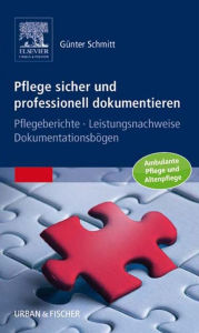 Title: Pflege sicher und professionell dokumentieren: Pflegeberichte - Leistungsnachweise - Dokumentationsbögen, Author: Günter Schmitt