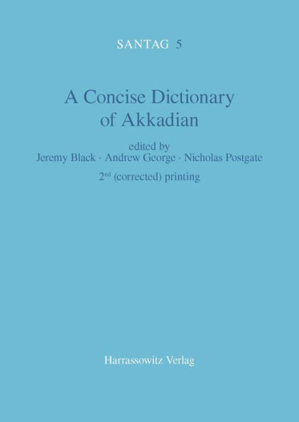 A Concise Dictionary of Akkadian