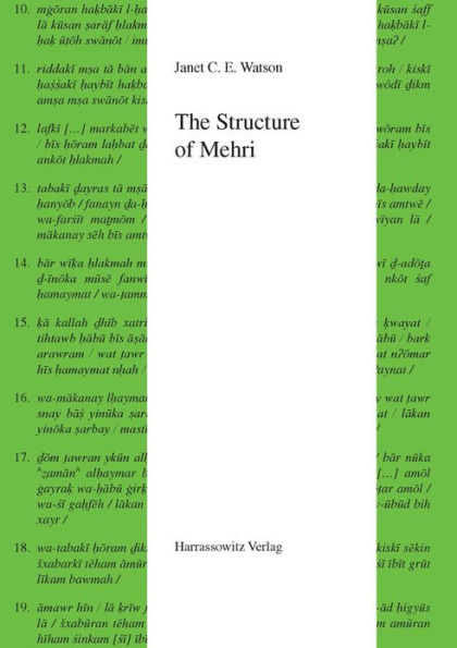 The Structure of Mehri