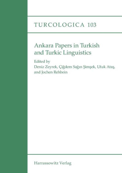 Ankara Papers in Turkish and Turkic Linguistics