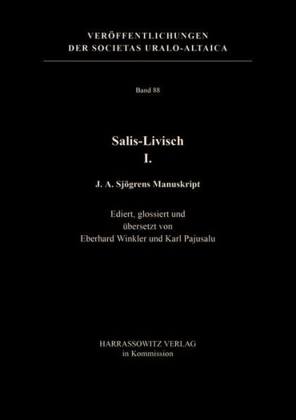 Salis-Livisch I.: J. A. Sjogrens Manuskript