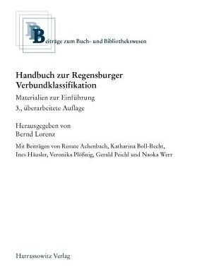 Handbuch zur Regensburger Verbundklassifikation: Materialien zur Einfuhrung