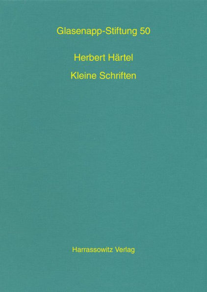 Herbert Hartel: Kleine Schriften