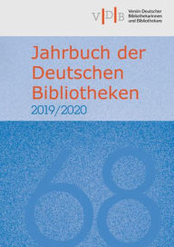 Title: Jahrbuch der Deutschen Bibliotheken 68 (2019/2020), Author: Bibliothekare Verein Deutscher Bibliothekarinnen und