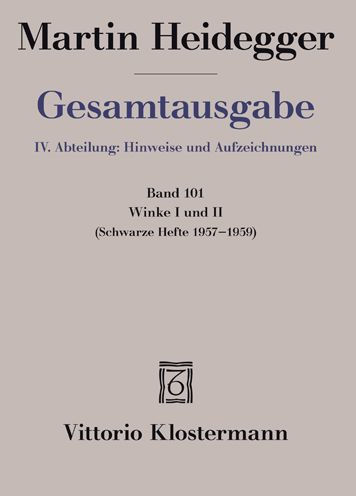 Winke I und II: Schwarze Hefte 1957 bis 1959