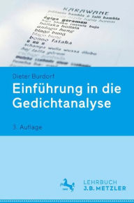 Title: Einführung in die Gedichtanalyse, Author: Dieter Burdorf