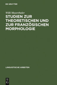 Title: Studien zur theoretischen und zur franzosischen Morphologie: Reduplikation, Echoworter, morphologische Naturlichkeit, Haplologie, Produktivitat, Regeltelescoping, paradigmatischer Ausgleich, Author: Willi Mayerthaler