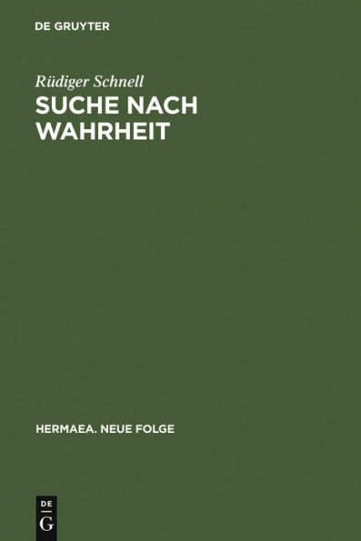 Suche nach Wahrheit: Gottfrieds "Tristan und Isold" als erkenntniskritischer Roman