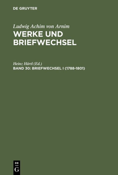 Briefwechsel I (1788-1801)