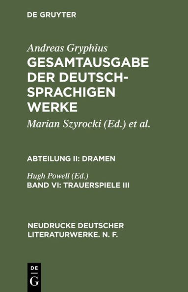 Trauerspiele III