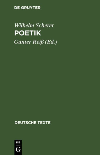 Poetik: Mit einer Einleitung und Materialien zur Rezeptionsanalyse