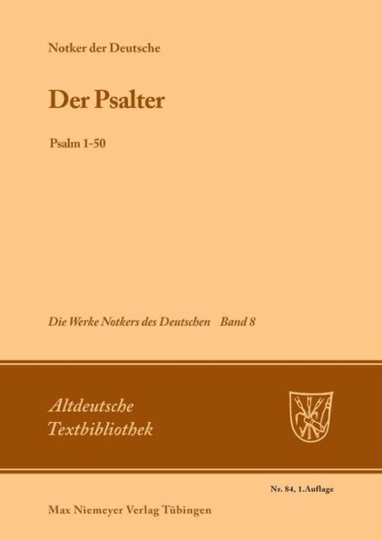 Der Psalter: Psalm 1-50