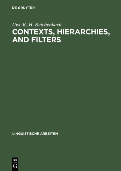 Contexts, hierarchies, and filters: A study of transformational systems as disambiguated languages