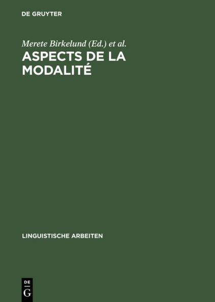 Aspects de la Modalit