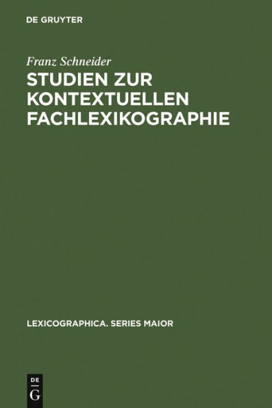 Studien zur kontextuellen Fachlexikographie: Das deutsch-französische Wörterbuch der Rechnungslegung