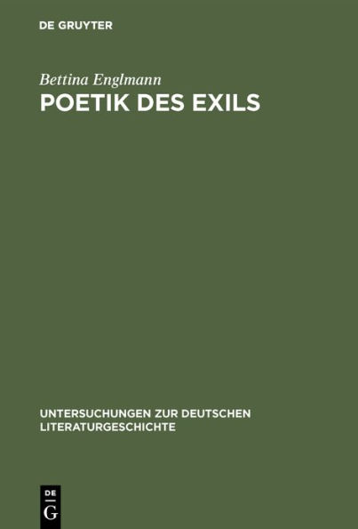 Poetik des Exils