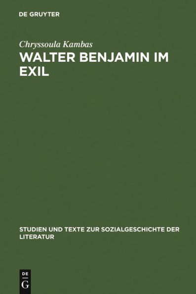 Walter Benjamin im Exil