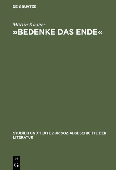 »Bedenke das Ende«: Zur Funktion der Todesmahnung in druckgraphischen Bildfolgen des Dreißigjährigen Krieges