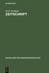 Title: Zeitschrift, Author: Erich Straßner