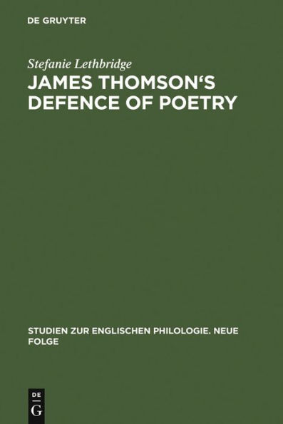 James Thomson's Defence of Poetry: Intertextual Allusion in »The Seasons«