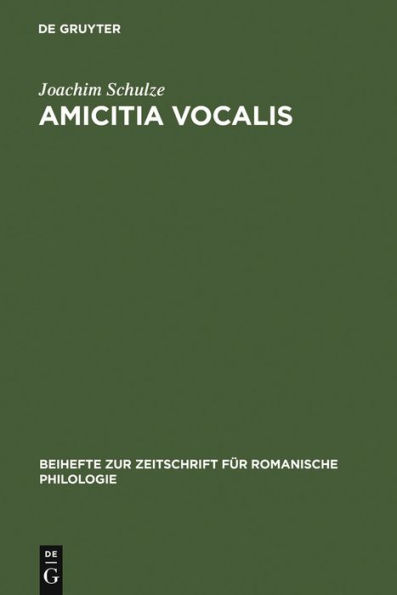 Amicitia vocalis: Sechs Kapitel zur frühen italienischen Lyrik mit Seitenblicken auf die Malerei