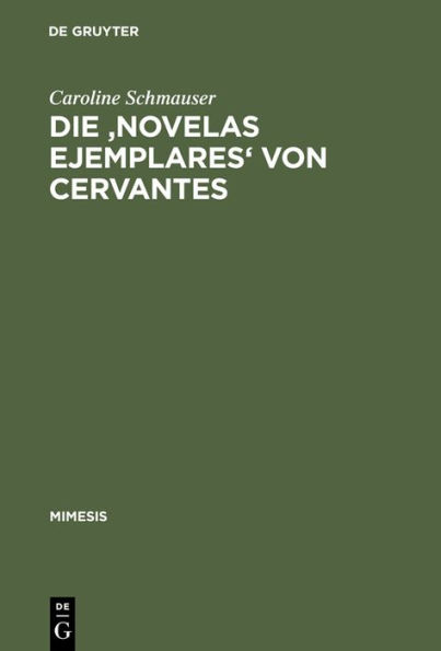 Die 'Novelas ejemplares' von Cervantes: Wahrnehmung und Perspektive in der spanischen Novellistik der frühen Neuzeit