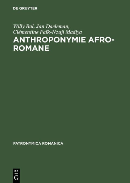 Anthroponymie afro-romane: Esquisse d'un projet