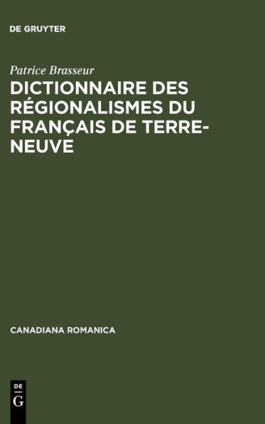 Dictionnaire des régionalismes du français de Terre-Neuve