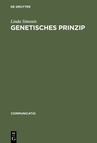 Genetisches Prinzip: Zur Struktur der Kulturgeschichte bei Jacob Burckhardt, Georg Luk cs, Ernst Robert Curtius und Walter Benjamin