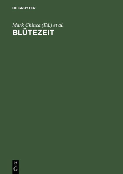 Bl tezeit: Festschrift f r L. Peter Johnson zum 70. Geburtstag