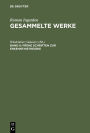 Frühe Schriften zur Erkenntnistheorie
