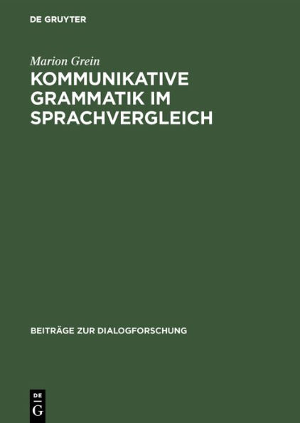 Kommunikative Grammatik im Sprachvergleich