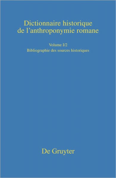 Bibliographie des sources historiques