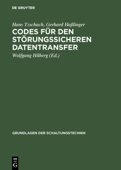 Codes für den störungssicheren Datentransfer / Edition 1