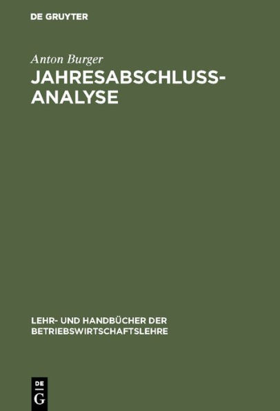 Jahresabschlussanalyse / Edition 1
