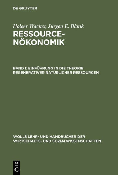 Einf hrung in die Theorie regenerativer nat rlicher Ressourcen