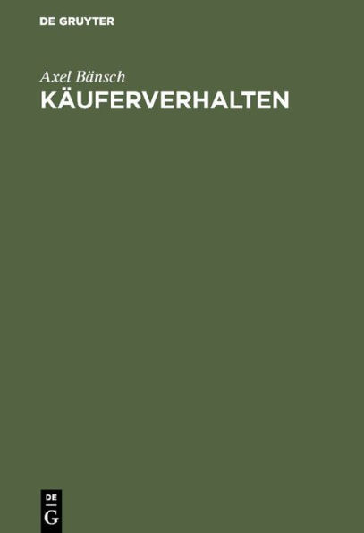 Käuferverhalten / Edition 8