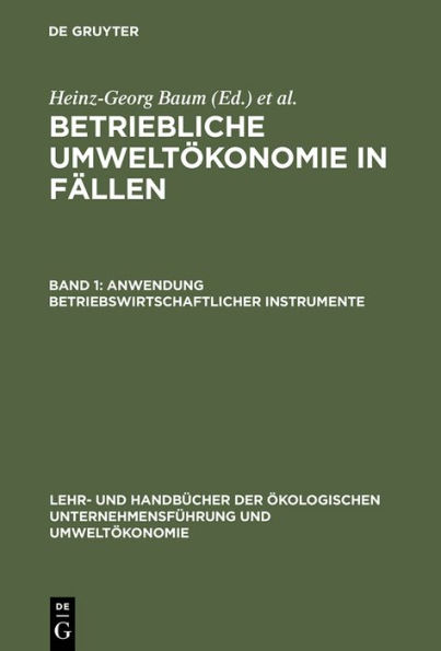 Anwendung betriebswirtschaftlicher Instrumente