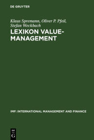 Title: Lexikon Value-Management / Edition 1, Author: Klaus Spremann