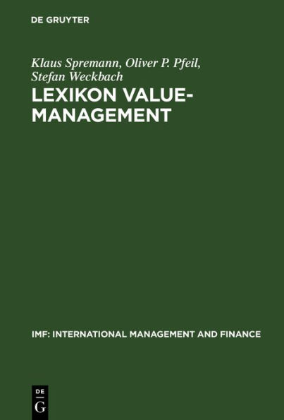 Lexikon Value-Management / Edition 1