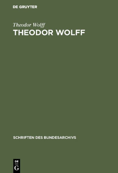 Theodor Wolff: Erlebnisse, Erinnerungen, Gedanken im südfranzösischen Exil